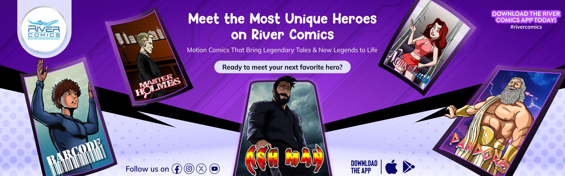 watch motion comics only on river comics